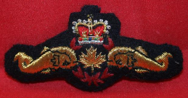 Canadian Armed Forces Specialist Badge: Submariner - Gold Mylar