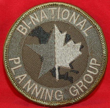 Bi-National Planning Group Combat Jacket Patch