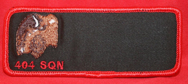 CAF Canadian Air Force 404 Squadron Name Tag Patch