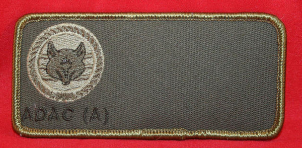 Acoustic Data Analysis Centre ADAC (A) Name Tag Patch