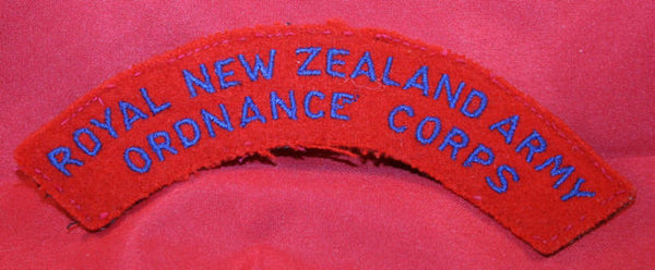 Royal NZ Army Ordnance Corps Cloth Shoulder Patch