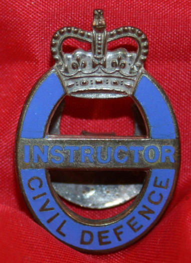 CIVIL DEFENCE INSTRUCTOR Members Pin – Marway Militaria Inc & Winnipeg ...