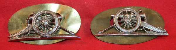 Artillery Corps RCA Sleeve Badge Pair