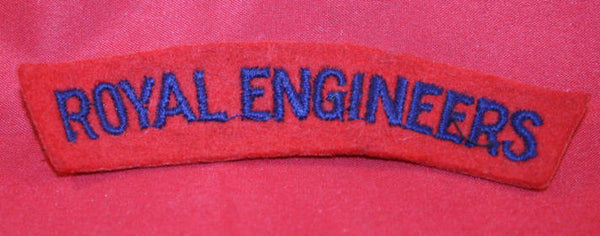 WW2era Royal Engineers Cloth Flash / Patch