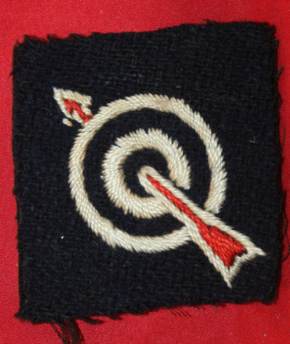 6th Anti Aircraft Division Cloth Shoulder Title Badge