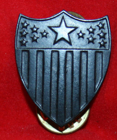 US Officers Collar Badge:Adjutant General's Corps - Subdued