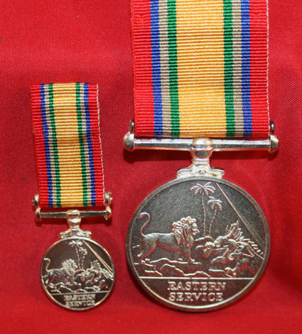 Eastern Service Commemorative Medal Full Size & Mini