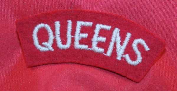 British: Queens Cloth Shoulder Title Flash