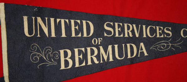Souvenir Pennant BERMUDA United Services Club
