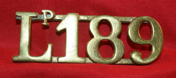 British POLICE Shoulder Title LP 189 Liverpool??