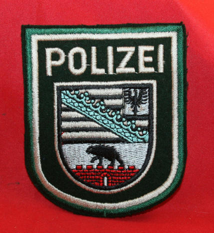 Polizei Sachsen-Anhalt West Germany Police Patch
