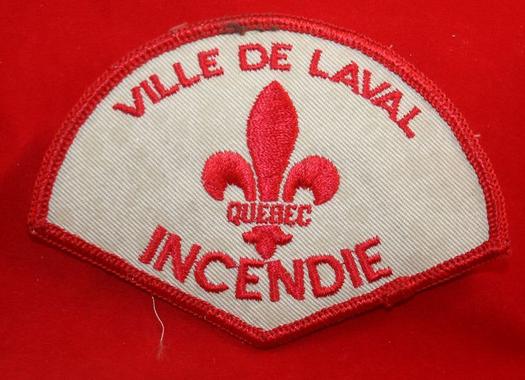 OLD, Ville De Laval INCENDIE Fire Shoulder Flash