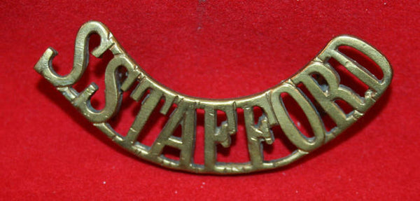 British Army: South Staffordshire Regiment Shoulder Title