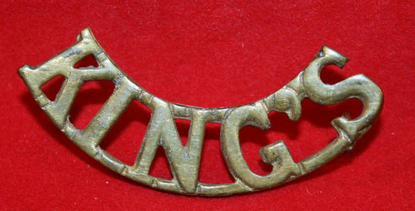 British Army: King's Own Regiment Shoulder Title