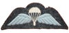 British Parachute Cloth Wing:Light Blue wings on blue with White Chute RAF ISSUE