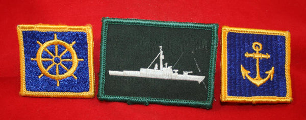 Lot of 3, Navy Related Patches