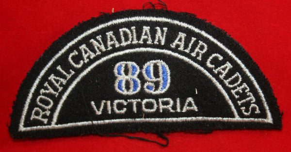 Royal Canadian Air Cadets 1/2 moon flash 89 VICTORIA