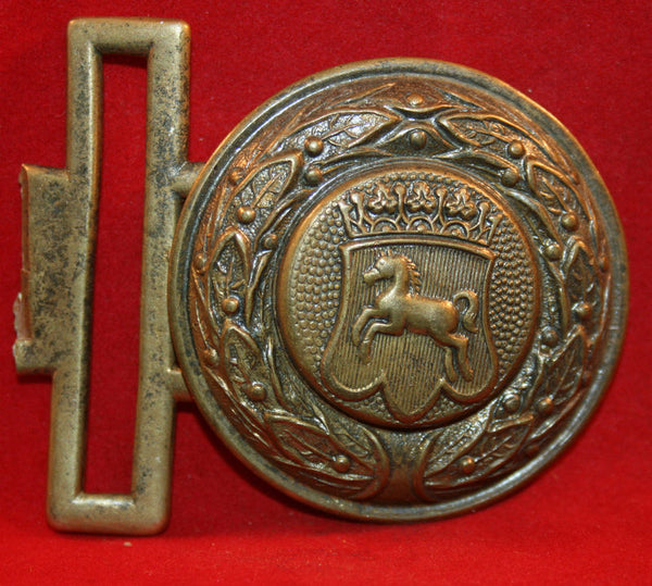 Lower Saxony Circular Officers Belt Buckle