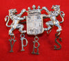 WW1 era YPRES Silver & Gold Souvenir Pin