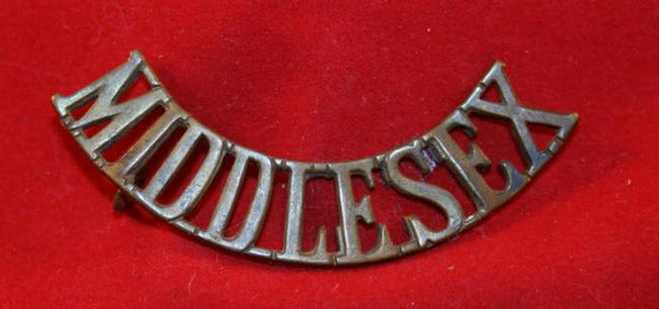 British: Shoulder Title Badge: MIDDLESEX