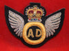 British Army: Air Division Gold & Silver Wire Badge