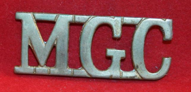 British Army: MGC (Machine Gun Corps) Shoulder Title Badge