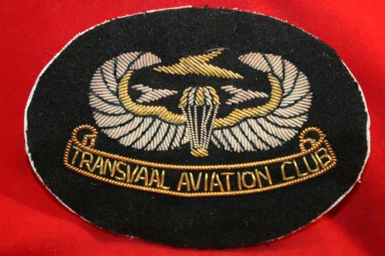TRAVSVAAL AVIATION CLUB Blazer Crest / Jacket Crest Badge