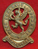 British Army: West Somerset Yeomanry Collar badge - S A AFRICA 1900-01 Banner