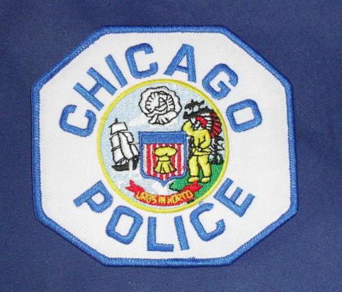 Chicago Illinois Police Shoulder Patch (Blue Embroidery)