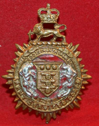 RHODESIA: Rhodesia & Nyasaland Army Service Corps Collar Badge - Officers Issue