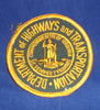 Virginia Shoulder Patch: Department of Highways and Transportation