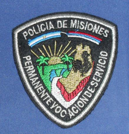 Argentina Police Shoulder Patch: Policia de Misiones