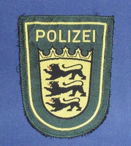 Germany Police Shoulder Patch: Baden-Wurttemberg Polizei
