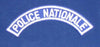 France Police Shoulder Patch: Police Nationale