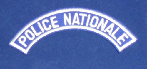 France Police Shoulder Patch: Police Nationale