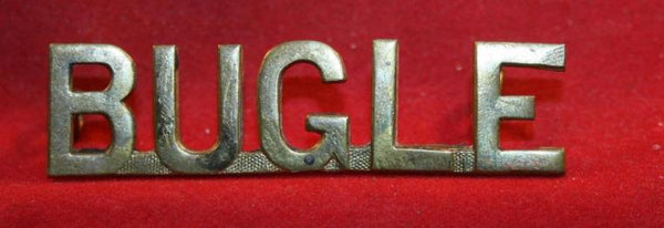 WW2 era, BUGLE Shoulder Title