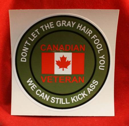 Novelty Canadian Veteran - Sticker / Decal