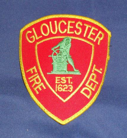 Gloucester, Massachusetts Fire Dept Shoulder Patch