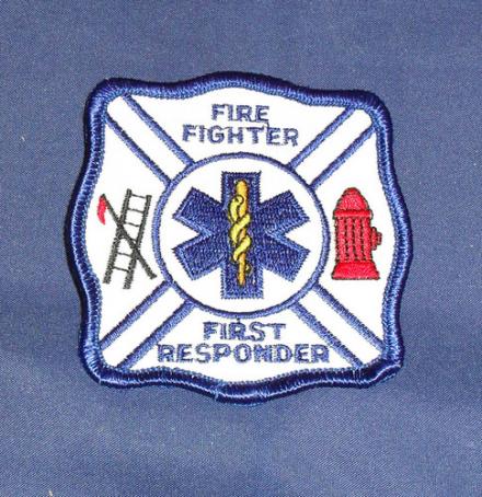 Fire Fighter First Responder Shoulder Patch