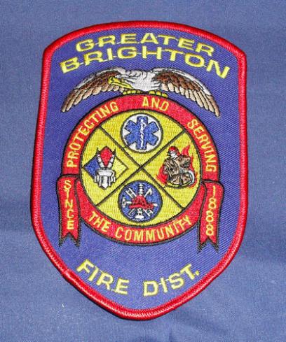 Greater Brighton Fire Dept Shoulder Patch
