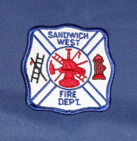 Sandwich West Fire Dept Shoulder Patch