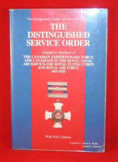 Book: THE DISTINGUISHED SERVICE ORDER 1915-1920