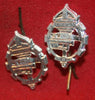 Bulgaria Labour & Construction Corps Collar Badge Pair