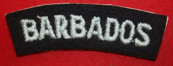 WW2 BCATP Nationality Shoulder Patch Insignia, BARBADOS