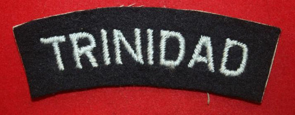 WW2 BCATP Nationality shoulder Patch Insignia, TRINIDAD
