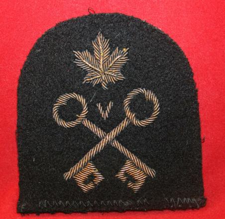 1949/50 RCN, Royal Canadian NAVY, VICTUALLING STOREMAN Trade Rate Patch