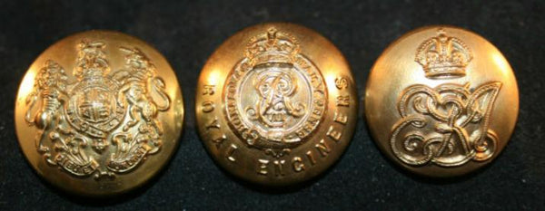GENERAL SERVICE Uniform Button Lot. Lot of 3.