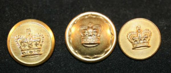 Officers Uniform Button Lot of 3.