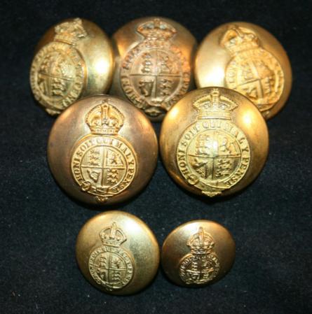 GENERAL SERVICE, OFFICER'S Uniform Button. Lot of 7.
