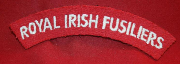 British Army: ROYAL IRISH FUSILIERS Cloth Shoulder Flash